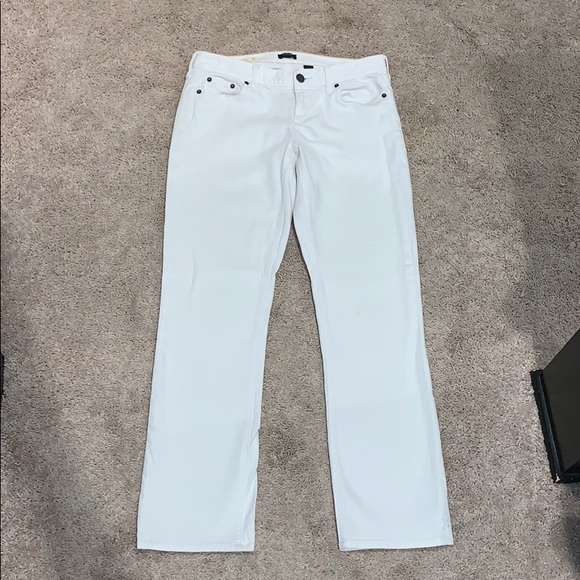 J CREW MATCHSTICK WHITE 29/R JEANS! G8 $ - Picture 1 of 8